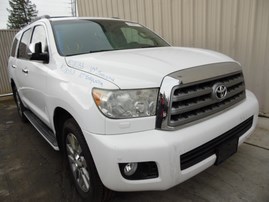 2010 TOYOTA SEQUOIA LIMITED WHITE 5.7L AT 4WD Z18033